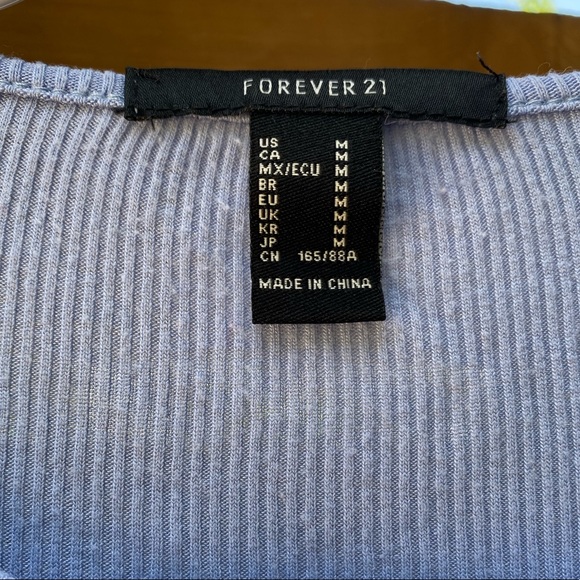 Forever 21 Long Sleeve Crop Top - Picture 3 of 5